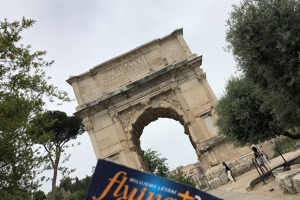 Titův vítězný oblouk v Římě.