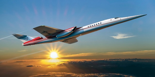 Aerion AS2 v představě vývojářů a grafiků. Zdroj: Aerionsupersonic.com