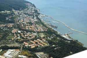 Přístav Sassnitz, ostrov Rujana.