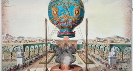 Prvním létajícím zařízením, které úspěšně vzlétlo a na jehož palubě se nacházel člověk, byl horkovzušný balón bratří Motgolfiérů. K nebi se vznesl 21. listopadu 1783. 