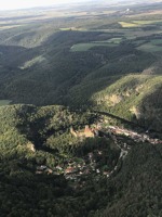 Pohled na krajinu za letu směr Bukurešť. Foto: Madlen Molhem