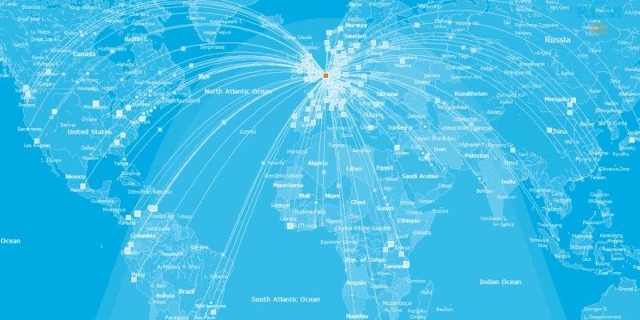 Destinace KLM. Zdroj: KLM