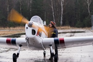 Zlín Z-126, jeden z hlavních hrdinů filmu Narušitel. Foto: Actoress production