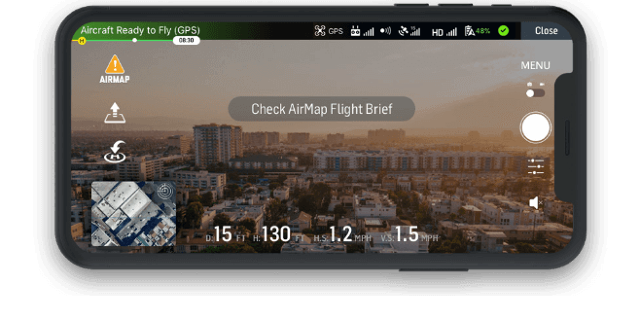 Web Létejte zodpovědně nabízí přístup do aplikací, které létání s drony usnadní. Zdroj: ŘLP ČR