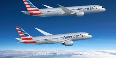 B787 v livreji společnosti American Airlines. Zdroj: Boeing B787 v livreji společnosti American Airlines. Zdroj: Boeing