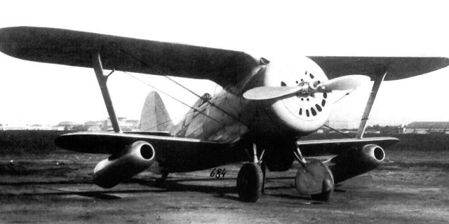 Polikarpov I-153 s přídavnými náporovými motory DM-4. Obr.: public domain