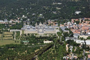 Královský palác El Escorial u Madridu.
