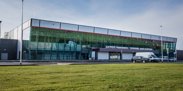 Terminál pardubického letiště. Zdroj: Letiště Pardubice
