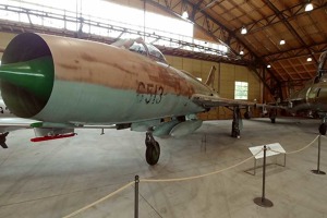 Su-7 ve vojenském leteckém muzeu Kbely.