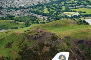 Arhur s seat - východní část Edinburghu