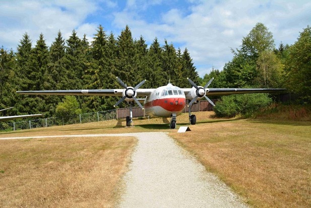  Krásné francouzské transportní letadlo Nord N 2501D Noratlas s imatrikulací D-ACUT