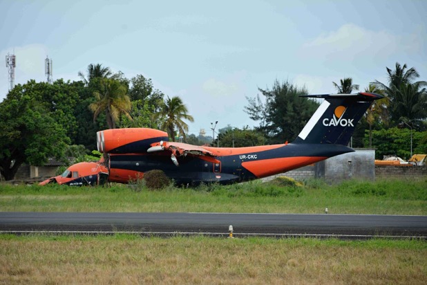 Vrak letounu Antonov An-74TK-100 společnosti Cavok