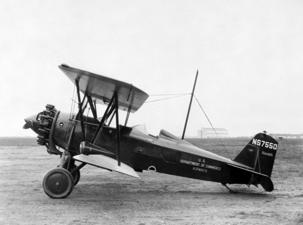 Stearman C3B patřící U.S. Department of Commerce z roku 1929