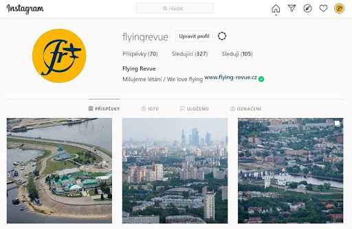 Na Instagramu Flying Revue každý den přidáváme fotky z leteckých expedic Flying Revue