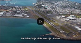 Jediné dopravní letiště, jehož dráha začíná a končí v moři: Wellington