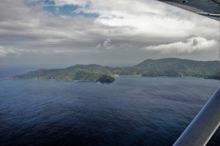 Severní část ostrova Tobago