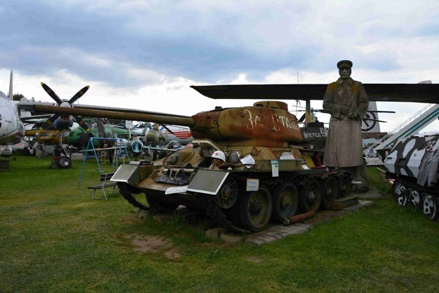 Tank T34 a Stalin