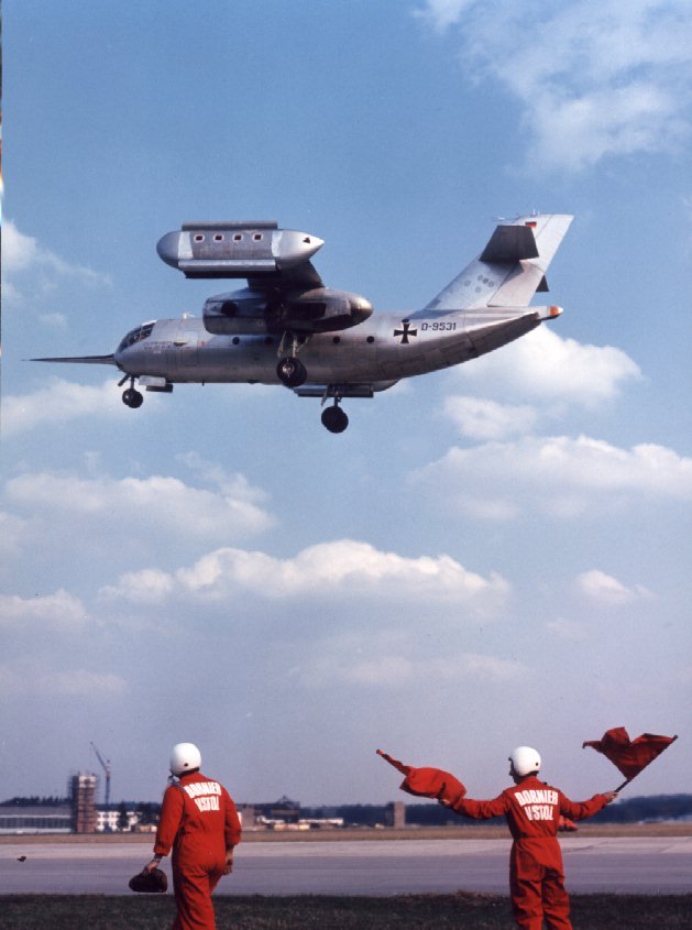 Do 31 E3 při testech (Foto Dornier Museum Friedrichshafen)