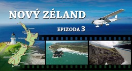 Nízký let nad divokým příbojem i létání mezi skálami Nového Zélandu