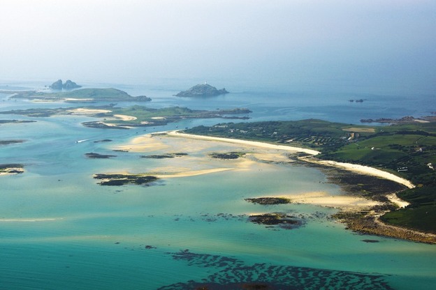 Ostrůvky Scilly na jihozápadním cípu Velké Británie