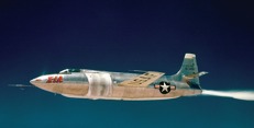 Raketový experimentální letoun Bell X-1A. Foto: USAF Raketový experimentální letoun Bell X-1A. Foto: USAF