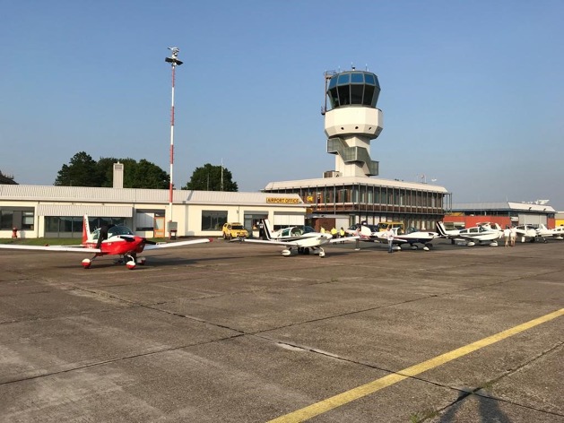 Naše letadla na letišti Groningen