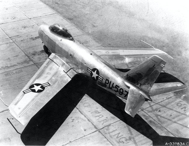 North American Aviation XP-86 (45-59597). Foto: San Diego Air &amp; Space Museum Archives