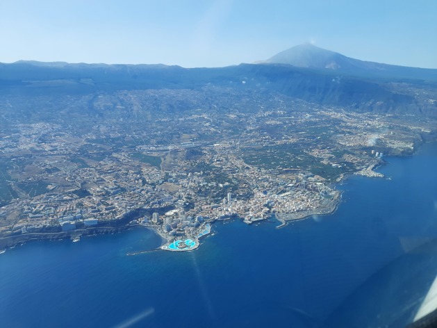 Puerto de la Cruz ze vzduchu