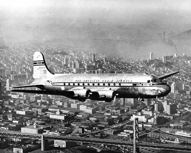 Douglas DC-4 v barvách PAA Foto: SDASM