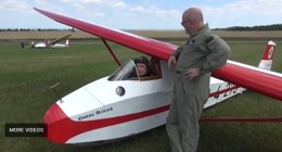 Školní jednomístný kluzák Grunau Baby II - lidově “Bejbina”