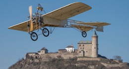 Kašparův Bleriot na Aviatické pouti