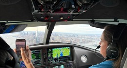 První den přeletu nového Cirruse Vision Jet (SF-50) z USA do Evropy