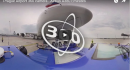 Podívejte se na unikátní 360° video z Airbusu A380 na Letišti Václava Havla