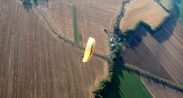 Přelet ČR na motorových paraglidech 2016.