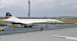 Concorde v Praze 22. 10. 1986. Foto: Jiří Marušák