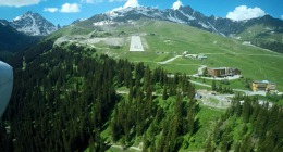 Altiport Courchevel, Francie. Foto: Jiří Pruša