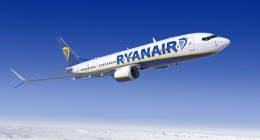 Boeing 737MAX-200 v barvách Ryanair. Dopravce uvažuje o koupi 100 těchto letadel. Vizualizace: Ryanair