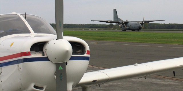 Vlastní separace VFR a IFR provozu úspěšně zvládnuta. Foto: Archív autora