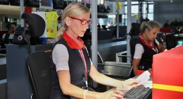 Helena Kocourková, check-in agentka, Czech Airlines Handling