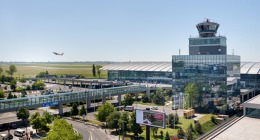 Věž letiště Václava Havla Praha. Foto: Český Aeroholding