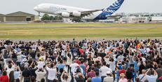 Le Bourget 2017: Airbus A380 při předváděcím letu. Zdroj: Siae f_7ae425f4900f3266d21fe92d6cbd1e18559681c057fc7_1200_675.png