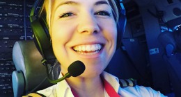 Eva Claire, nizozemská pilotka B737. Foto: Twitter/Flywitheva