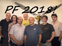 Tým Flying Revue. Zleva Miloš Dermišek (jednatel), Jindřich Ilem (video), Pavel Valenta (redakce FR), Michal Beran (šfr. FR), Jiří Pruša (jednatel), Jan Dvořák (online projekty), Jožo Skácal (grafika) pf_2018.jpg