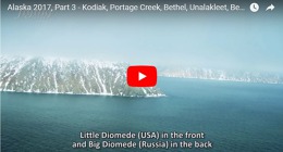 Video: Cessnou 172 nad Aljaškou 3., Beringův průliv