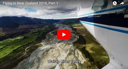 Nový Zéland 2018 z letadla I. aneb Z deštivého Nelsonu do slunečné Omaky