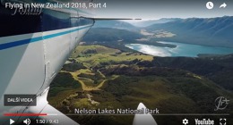 Nový Zéland z letadla IV.: průlet říčním kaňonem a přistání na pláži