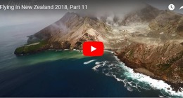 Nový Zéland z letadla XI.: horké pláže a sopečný ostrov