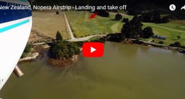 Neobvyklá přistání 1: Nopera airstrip Nový Zéland