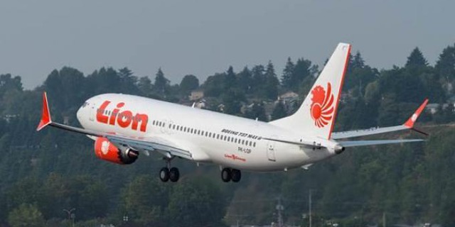 B737 MAX 8 společnosti Lion Air. Ilustrační snímek 