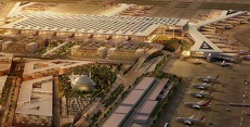Celkový pohled na letiště v představě grafika. Letiště by mělo být s to poskytnout azyl až 371 letadlům najednou. Zdroj: igairport.com general-background_2_-min.jpg